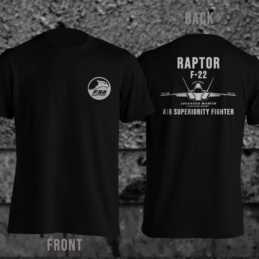 USAF Raptor F-22 Superior Fighter Military Men T-Shirt Short Sleeve Casual 100% Cotton O-Neck Shirts