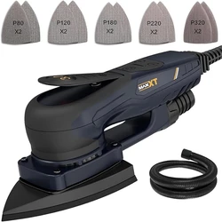 MAXXT R7310 Wood Sander 350W Electric Mouse Sanding Machine with Dust Collection System Polisher for Woodworking Polishing