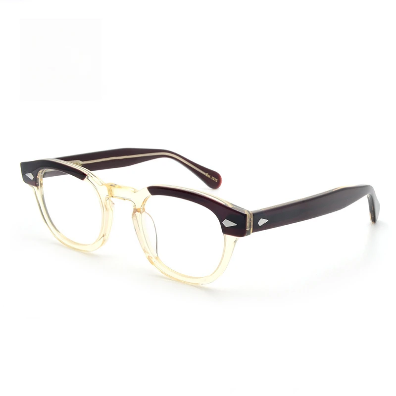 Japanese retro sheet eyeglass frame MOS square high-quality Yuwen Le same size 46 eyeglass frame