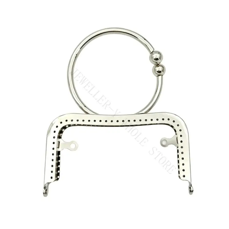 R7UF Professional Iron O Bracelet Clasp Fashionable Purse Hardware Perfect For Bag Making And Accessory