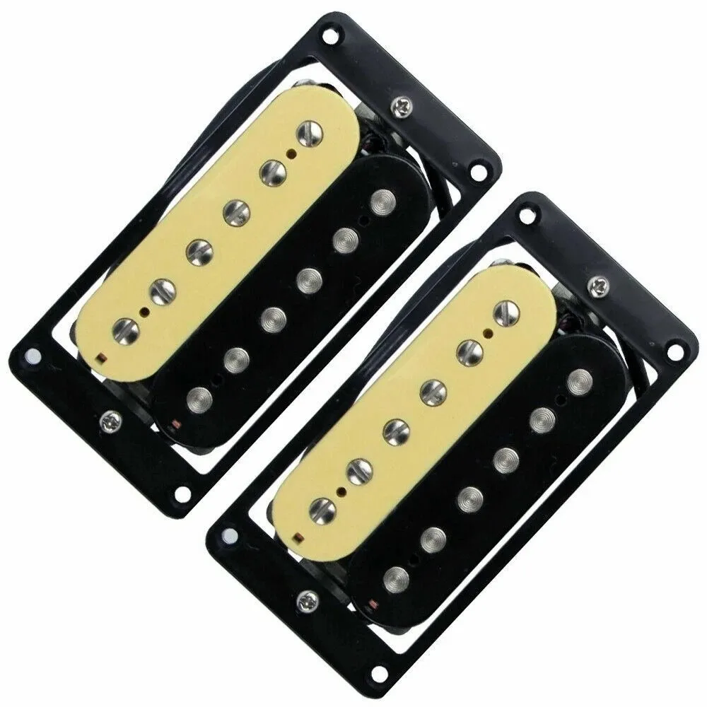 Para Zebra Epiphone Captadores de Guitarra Elétrica Humbucker Conjunto de 2 Captadores Duplos