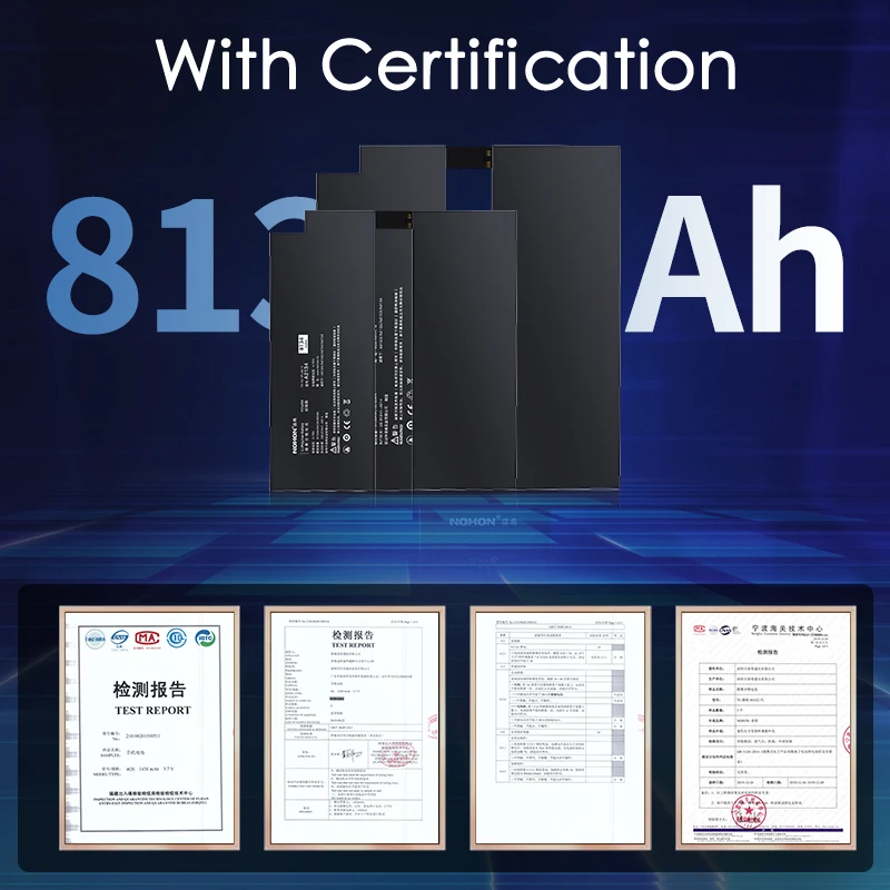 Snohon-交換用バッテリー8134mAh,10.5インチ,iPad Air 3,A2134,A2123