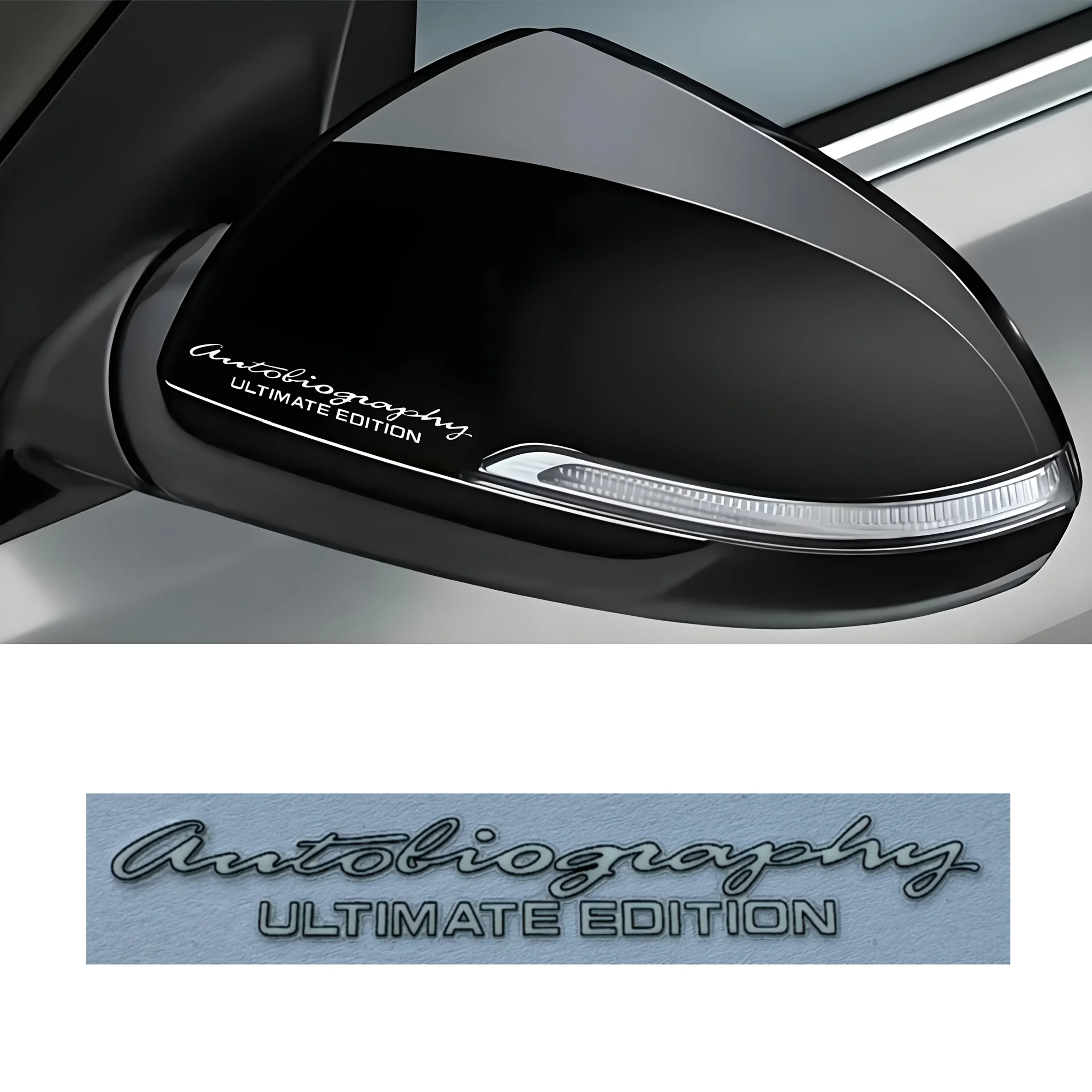 

2PC Autobiography Ultimate Car Logo Badge Decal for SUV Sedan Exterior