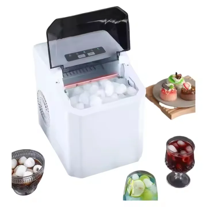 

Портативный пулевидный льдогенератор 2025, самоочищающийся кубический льдогенератор для дома, уличного общежития, коммерческого использования, автоматическая система изготовления льда