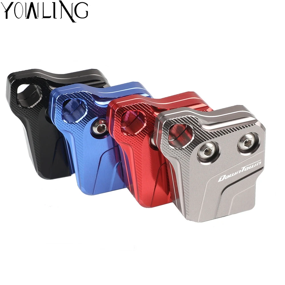 Motorcycle CNC Aluminum Key Cover Head Bag Cap decoration key head For KYMCO downtown 125 200 300 350 Key Cover Protection