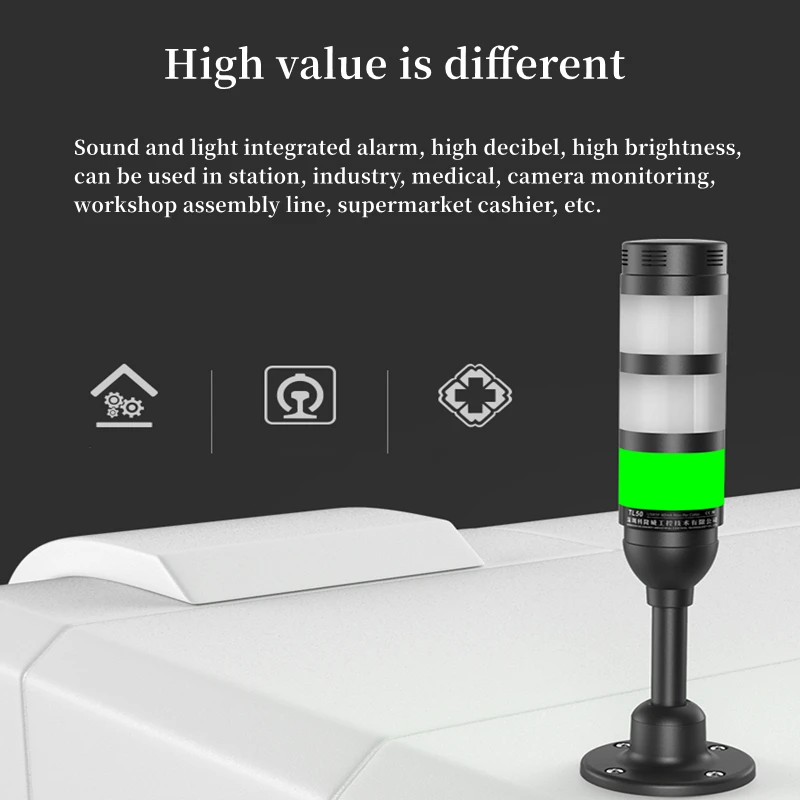 USB Signal Light 232 Serial Port Tricolor Multi-layer Alarm Light 485 Communication Light Modbus Rtu Tcp Protocol Warning Lamp