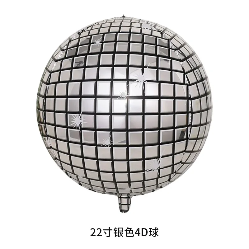 38pcs 80s 90s Retro Theme Radio Foil Balloons Set with 32inch Rose Red 0-9 Number 4D Disco Ball For Hip Hop Birthday Party Decor