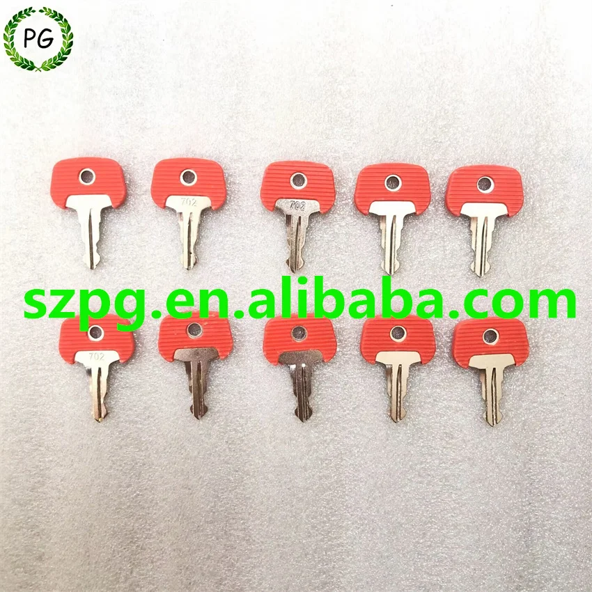 10PCS 702 Ignition Key 26906870 For Jungheinrich Electric Stapler Mic Komatsu