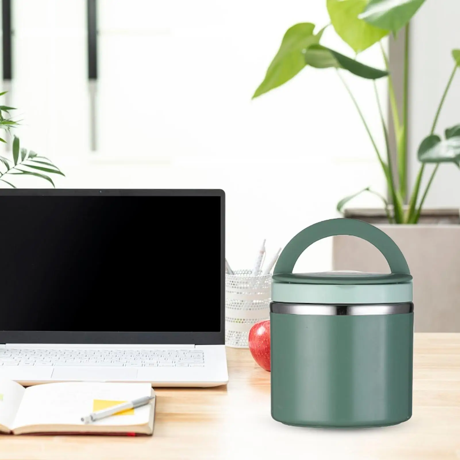 630ml Food Thermal Jar Insulated Soup Cup Thermos Container Stainless Steel Lunch Box With Handle Portable Sealed Bento Box