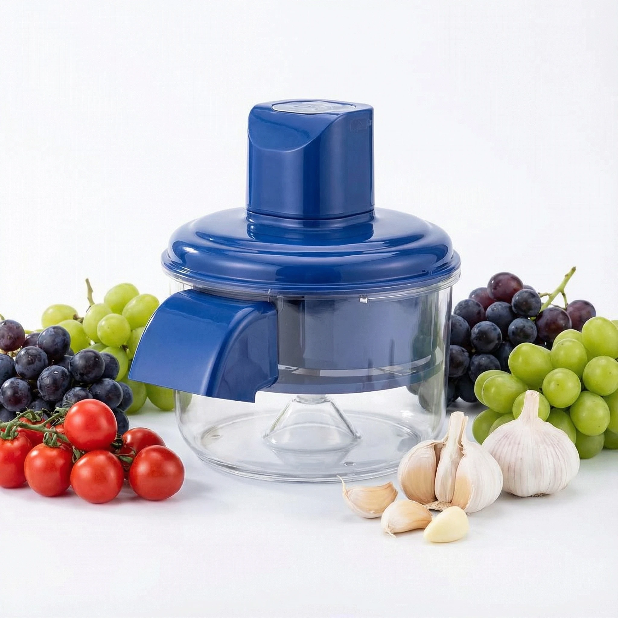 Electric Fruit Peeler - Automatic Grape, Tomato, and Garlic Skin Remover, One-Touch Peeling & Automatic Skin Ejection, Detachabl