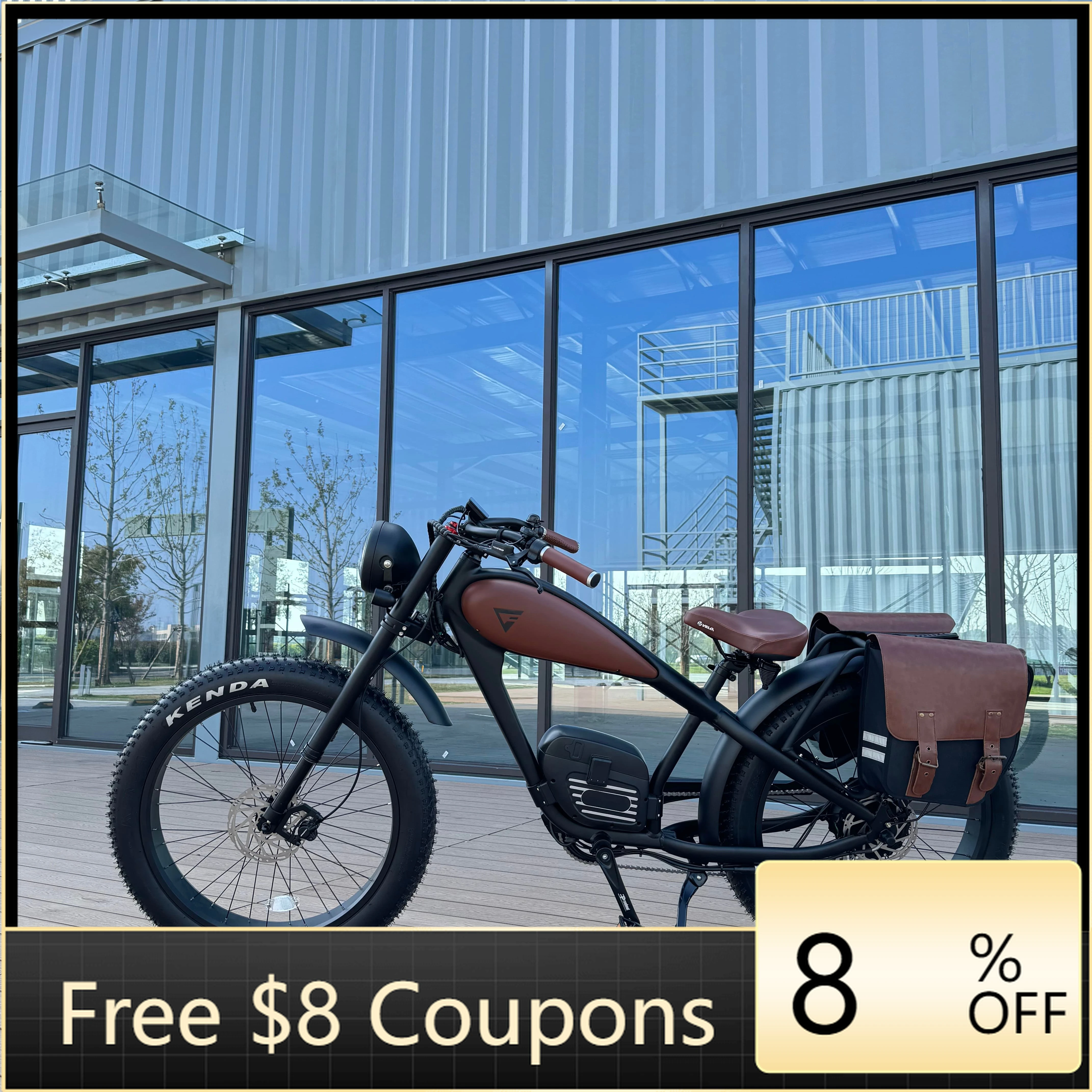 STLF OEM Factory Customized E Bike Dual Lithium Battery 750w Motor Vintage Cafe Racer Electric Bicycle Fat Tire Electric Road Bi