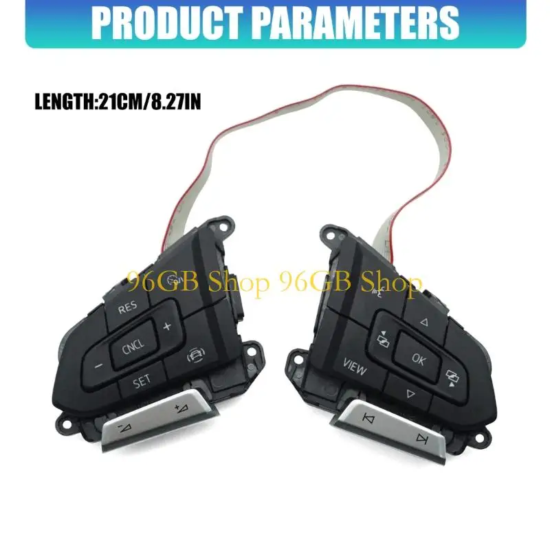 96GB Original Steering Wheel Control Switches Easy Install Direct Replacement Steering Wheel Control Panel for Vehicle