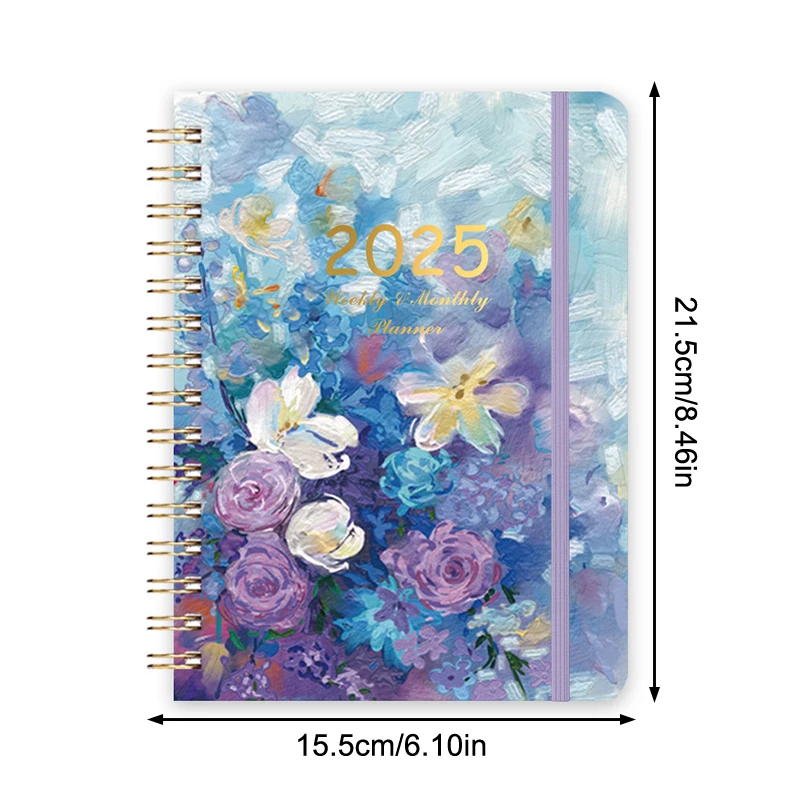 2025 Planner Notebooks Month Weekly Notebook Schedule Diary Schedule Journal School Office Supplies Stationery