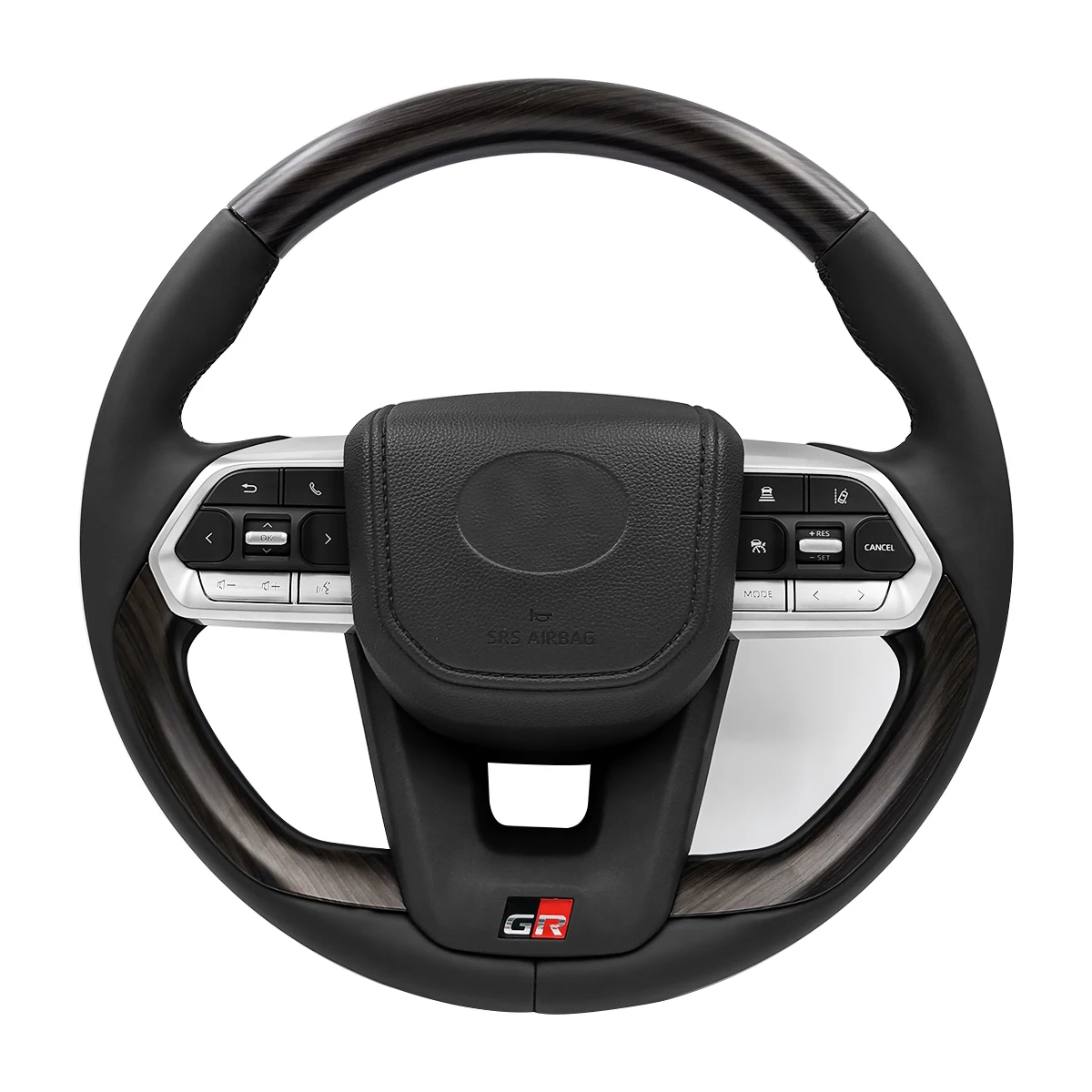 

KEDI New Product Steering Wheel Wood+Leather Used For Toyota LC300 2010- 2022 Old Version changed to New Version