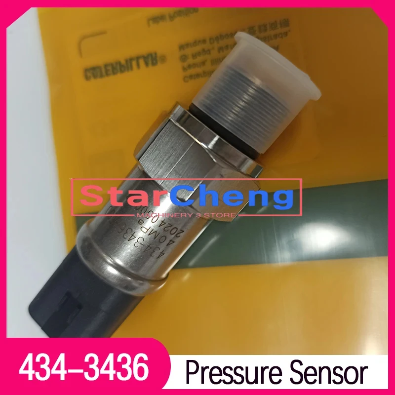 

Для Caterpillar E320D E323D E329D Высокое качество 434-3436 366-9312 Датчик давления гидравлического насоса 4343436 3669312 Детали экскаватора