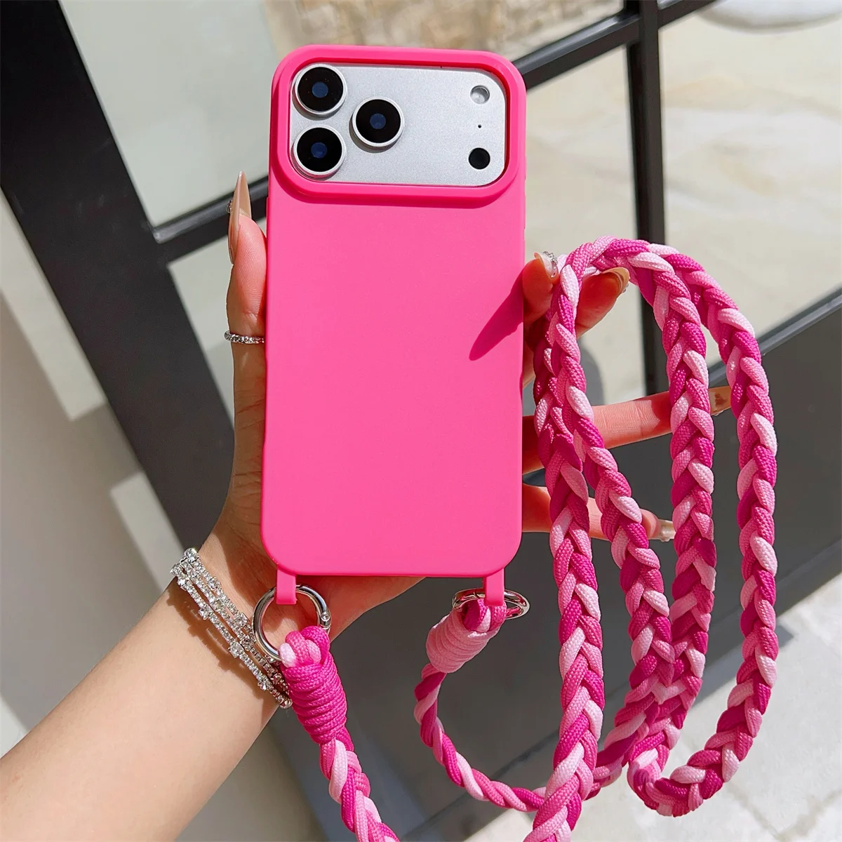 Crossbody Candy Color Phone Case for IPhone for IPhone 17 Ai