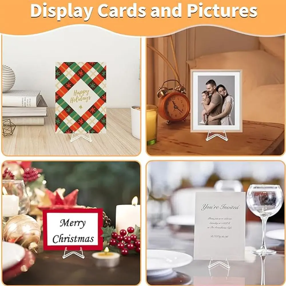 Replacement Arcylic Card Display Stand Universal Transparent Sports Card Stands Durable Graded Card Display