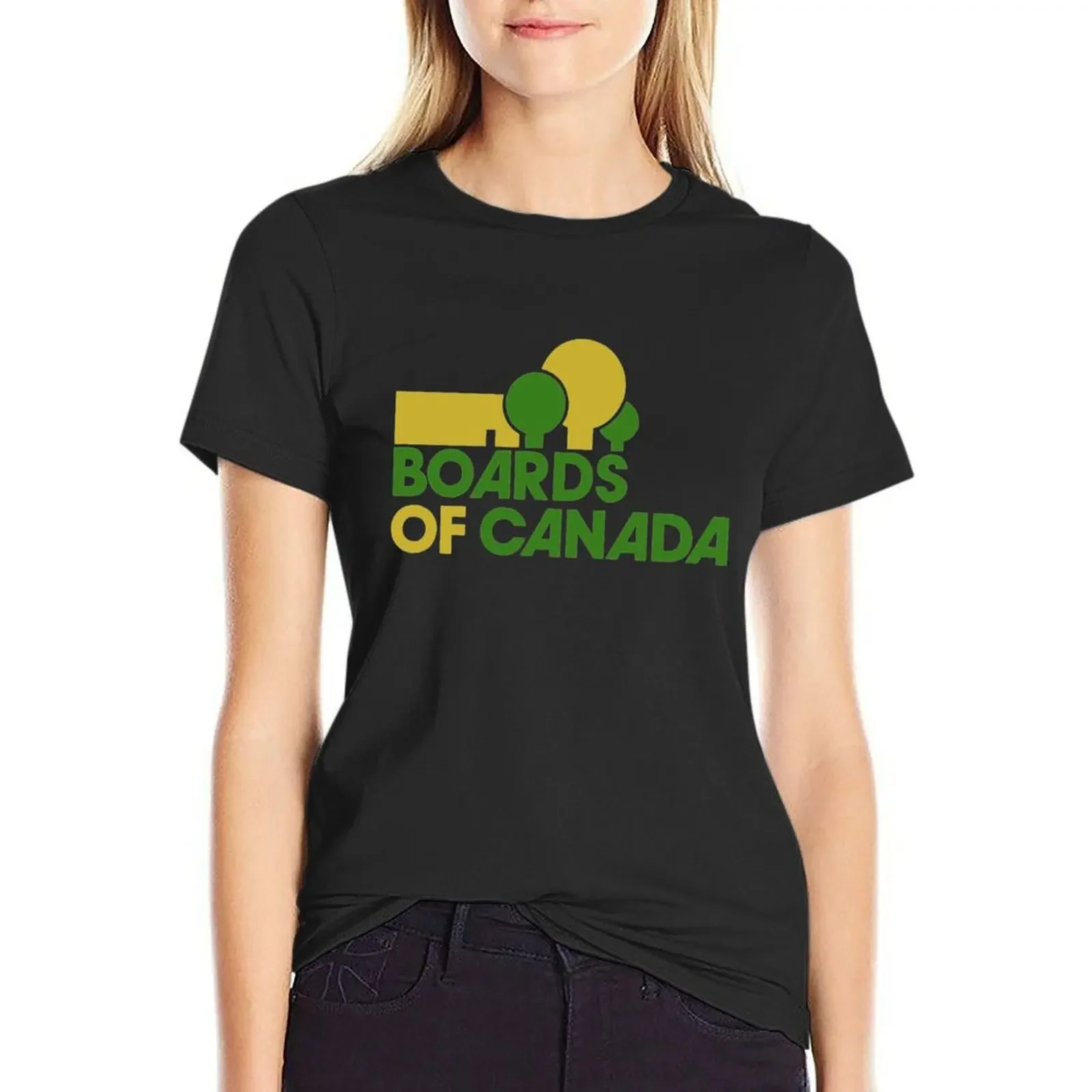 Boards Of Canada T-Shirt oversized cute clothes Blouse aesthetic clothes Women's cotton t-shirt