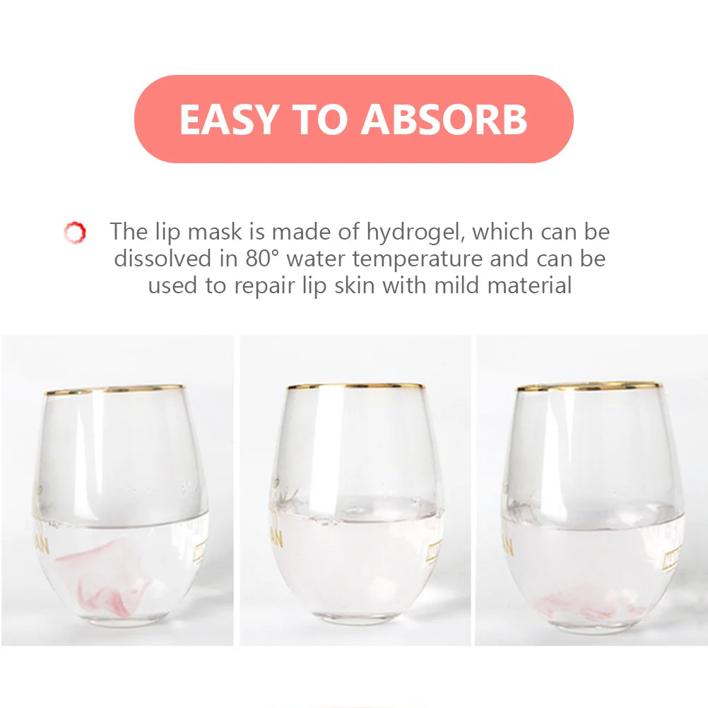 

20Pcs Lip Care Supplies Nourish Lip Protector Moisturizing Film Patch for Healthy Glowing Lips Overnight Lips Mask Patch