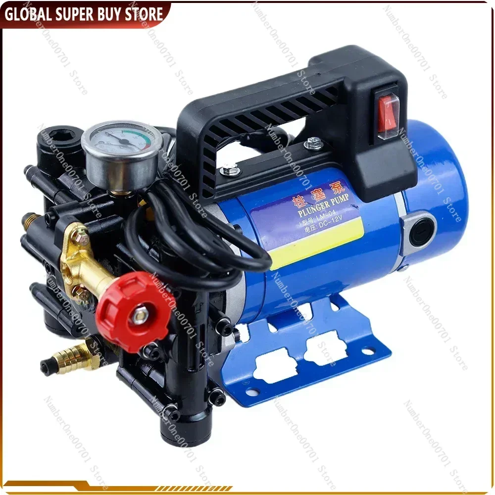 

Agricultural Electric High Pressure Pump 12V/48V/220V Double Cylinder Piston Pump Spraying Watering Car Wash Pesticide Sprayer