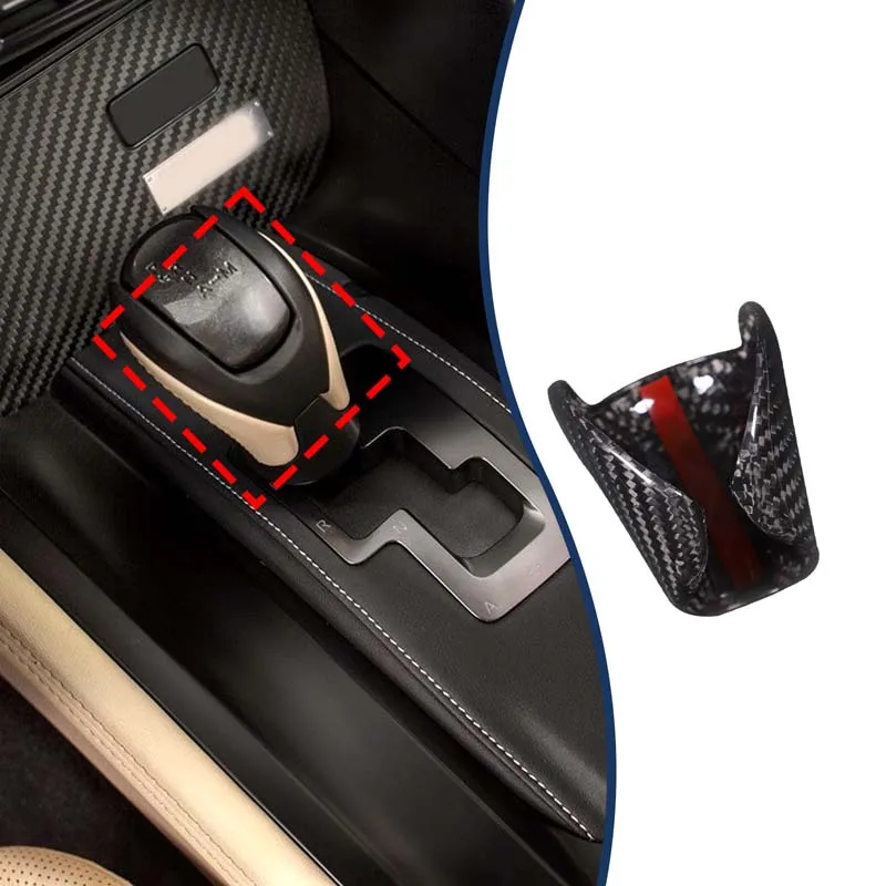 For Nissan GTR R35 Automobile Gear Head Back Cover Shift Handle Head Decorative Protective Cover 2008-2016 True Carbon Fiber