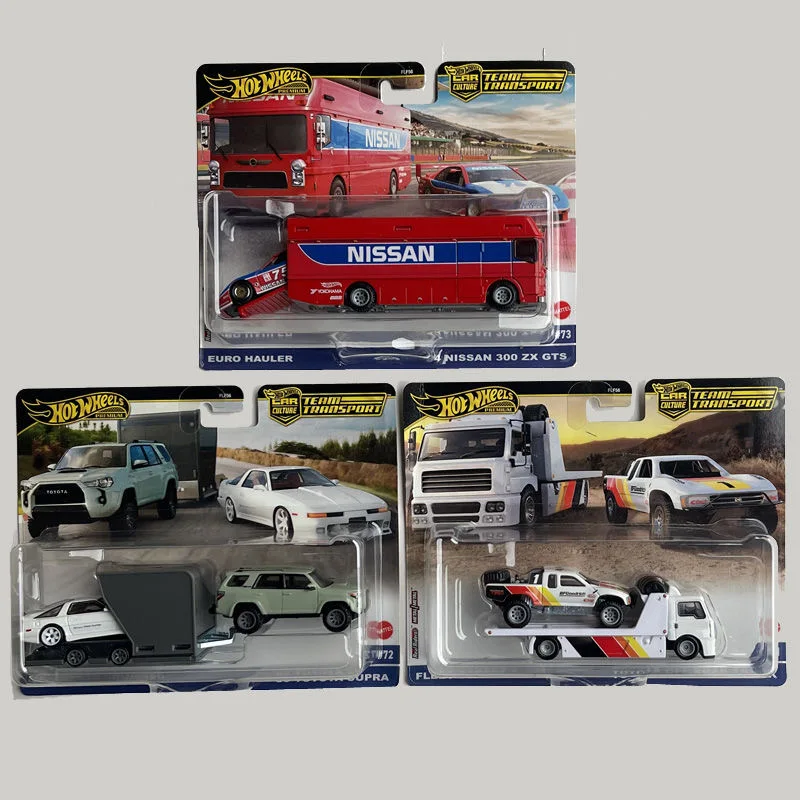 

Оригинальный новый Hot Wheels Car Culture Legends Tour Team Transport FLF56 масштаб 1:64 Toyota Premium литые под давлением коллекционные игрушки автомобиль