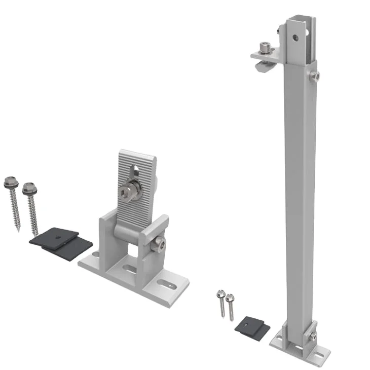 Adjusted solar mounting stand with angle adjusted from 30-60 degrees for rooftop, ground and wall