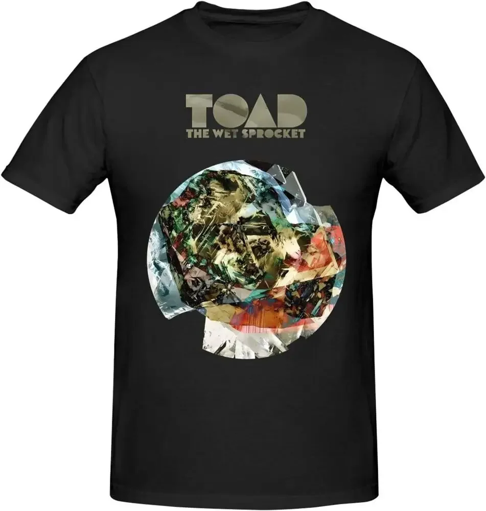 Toad The Band Wet Sprocket Men's Crew Neck Short Sleeve Tops Trend T-Shirt BlackHigh Quality 100%Cotton Short Sleeve