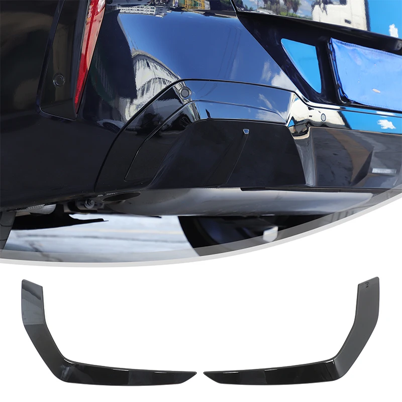 

For BMW X3 G45 2025+ car front and rear bumper wind blade decorative strip ABS carbon fiber/black car decoration accessories