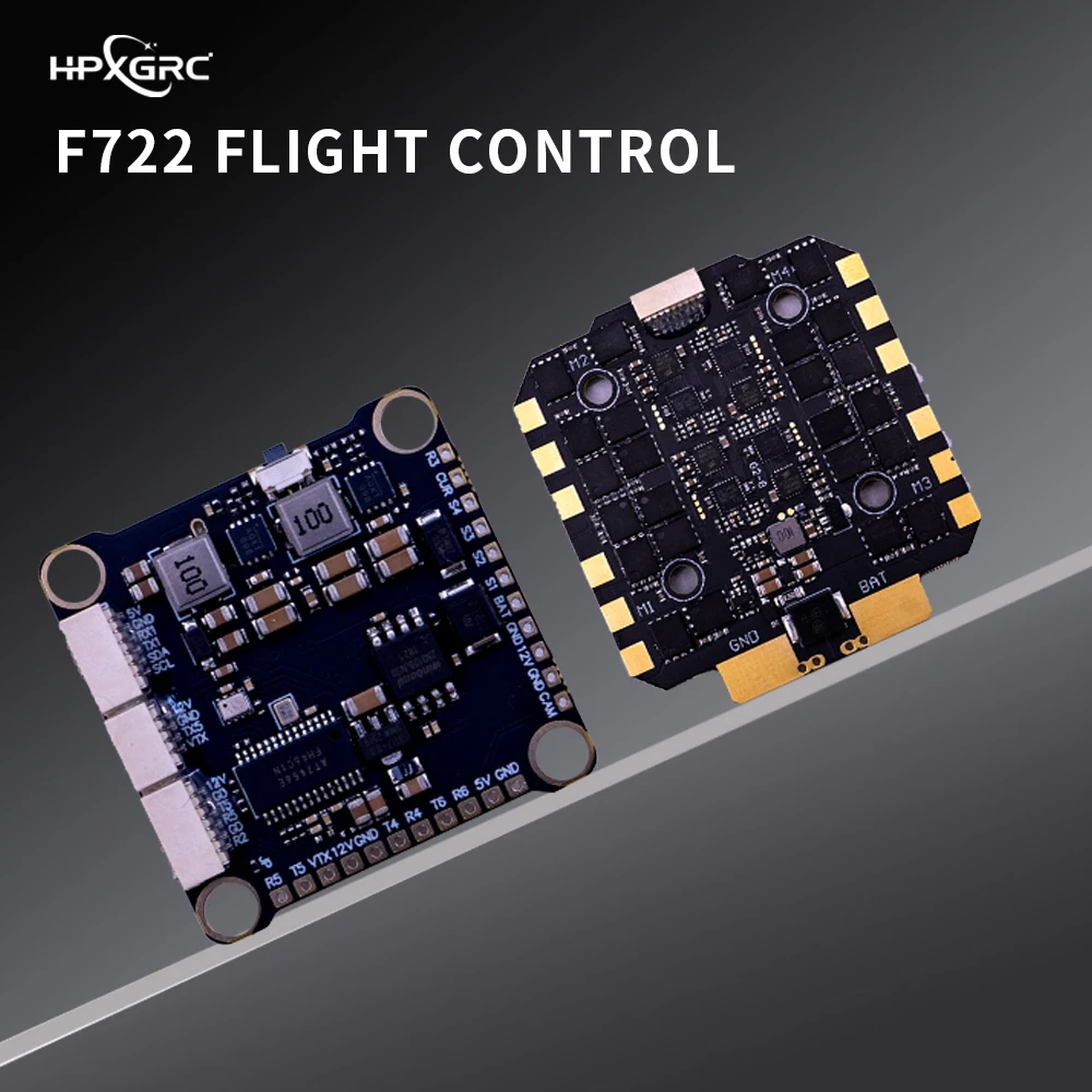 HPXGRC F722 Stack F722 وحدة تحكم في الطيران ICM42688P مع BLHeli_32 80A/100A ESC 3-8S LIPO 30.5x30.5mm لـ RC FPV Racing Drone #4