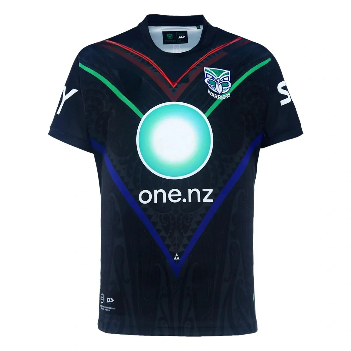 2024 NEW ZEALAND WARRIORS MENS REPLICA INDIGENOUS JERSEY NEW