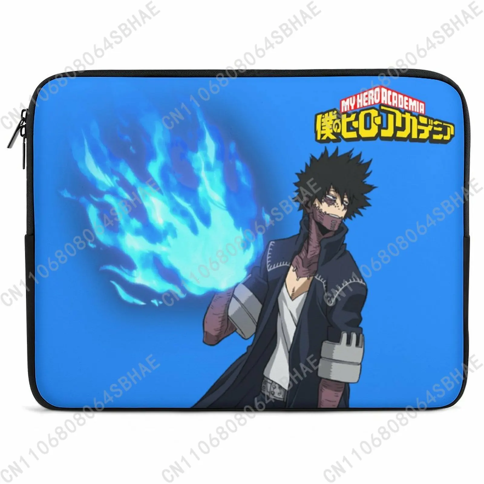 

My Hero Academia Dabi No Handle Laptop Case Suitable Multiinch Inch Slim Personalized Pattern Neoprene Bag School Students