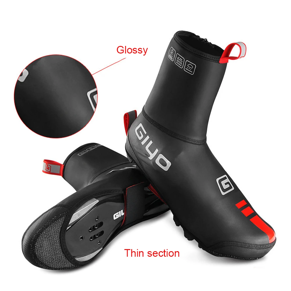 Cycling Overshoes Waterproof Windproof Rainproof Fleece MTB Road Warm bike Shoes Covers Bicycle Winter Thermal Protector InStock