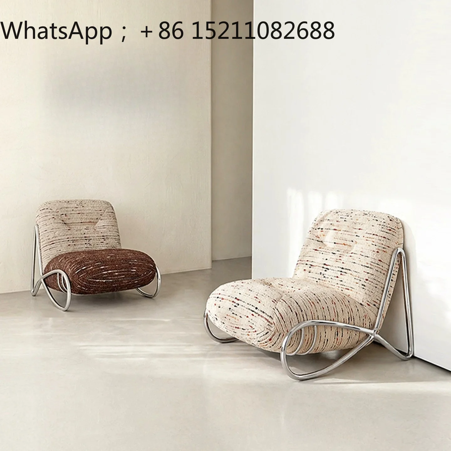 SCY minimalist single sofa chair living room home modern minimalist advanced sense lazy leisure chair recliner