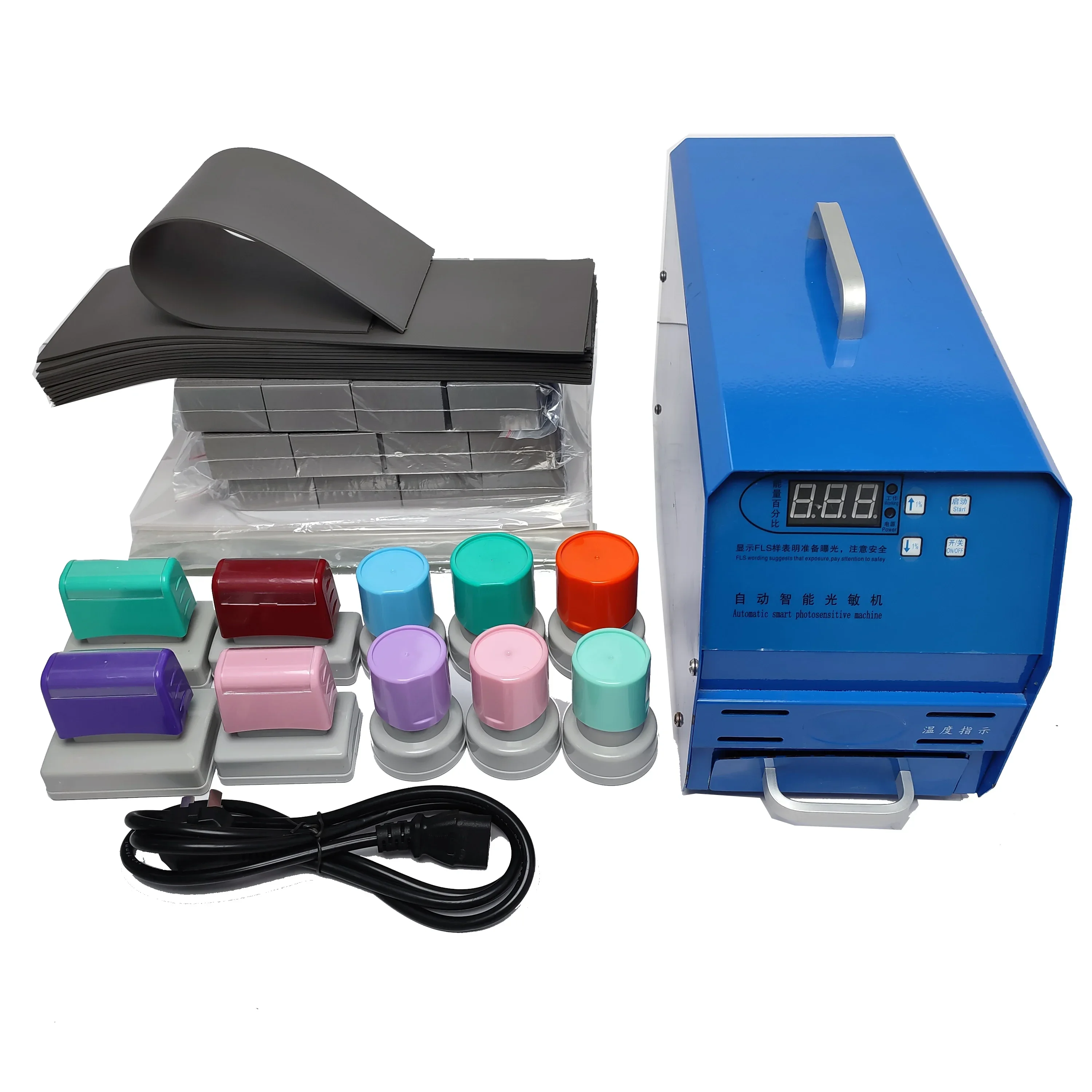 220V 110V Full Automatic Rubber Photo Sensitive Flash Stamp Machine Seal Maker sigillo fotosensibile che timbra le macchine