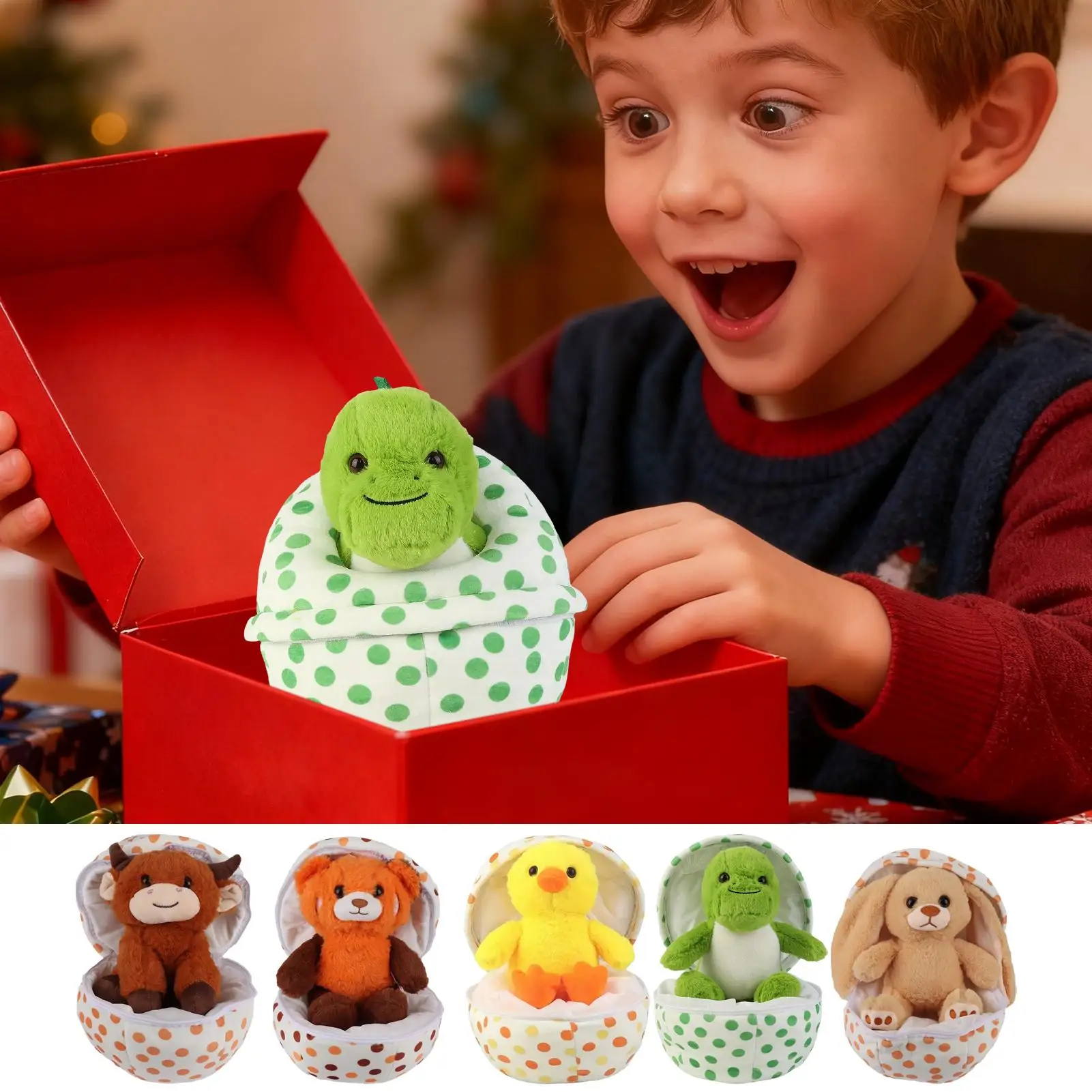 Boneca de pelúcia macia adorável modelo de animal de pelúcia zip up ovo modelo de mesa de pelúcia para homens criança meninos meninas adolescentes adultos