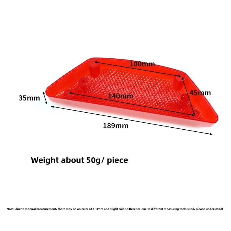 Red T-Shaped Lamp Cover for TT Motorcycle Game Universal Arcade Machine Plastic Rear Light Coin Operated Games