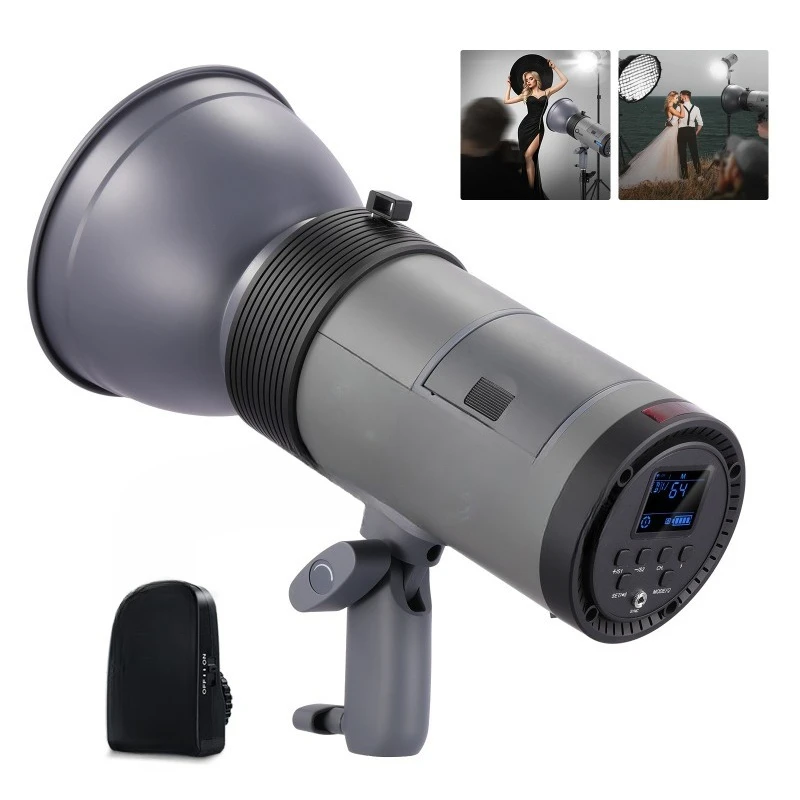 

External flash 300W high-power lithium battery SLR high-speed photography light