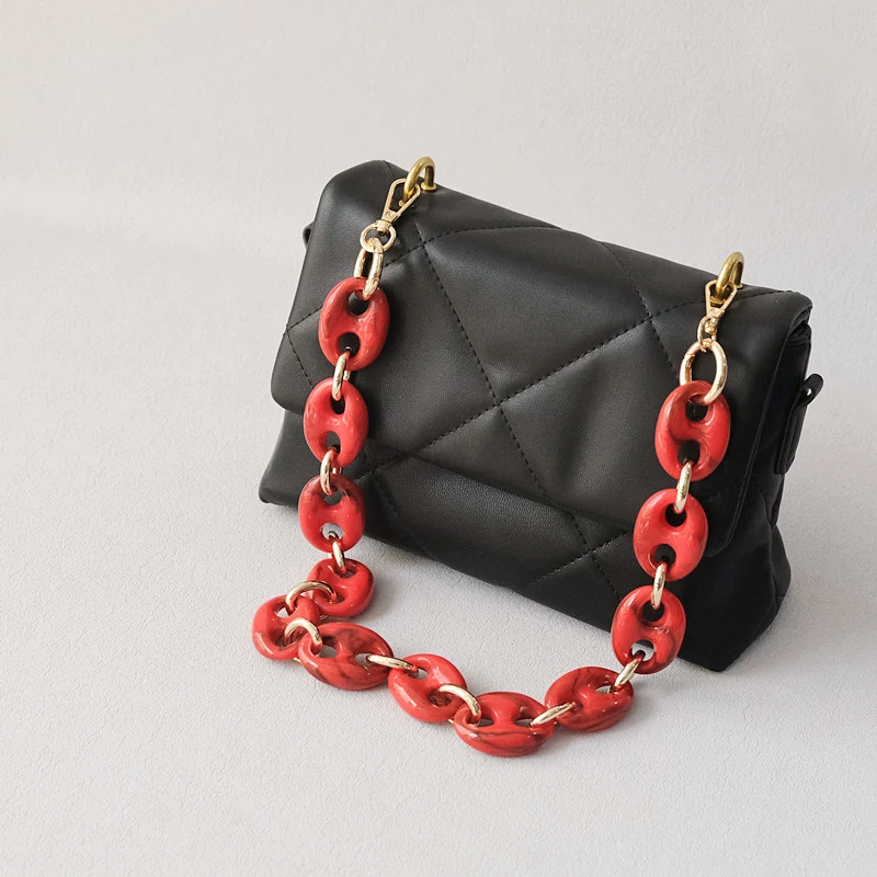 Neue Mode Damenhandtaschen-Accessoire Abnehmbare Ersatzteile Kette Candy Candy Riemen Damenhandtasche Metall-Schultergriff-Kette – Detail 32