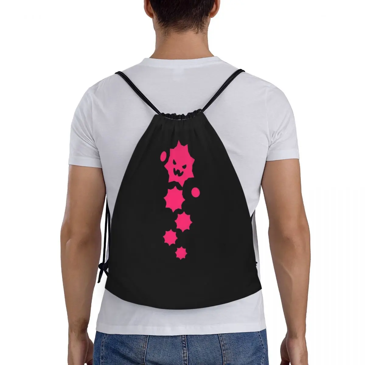 

Just Shapes And Beats Blixer Lycanthropy JSAB Backpacks Fashion Drawstring Bundle Pocket Storage Bag Book Bags For Man Woman