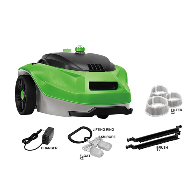 Industrial Swimming Pool Cleaning Robot Smart Automatic Navigation Navigation IPX8 Waterproof 20V Battery Power DIY