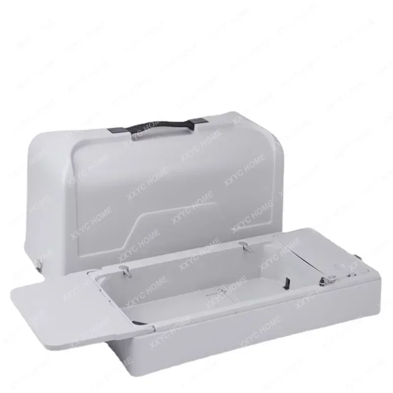 Sewing machine PVC handle carrying case, plastic storage box, dustproof and moth proof, household use