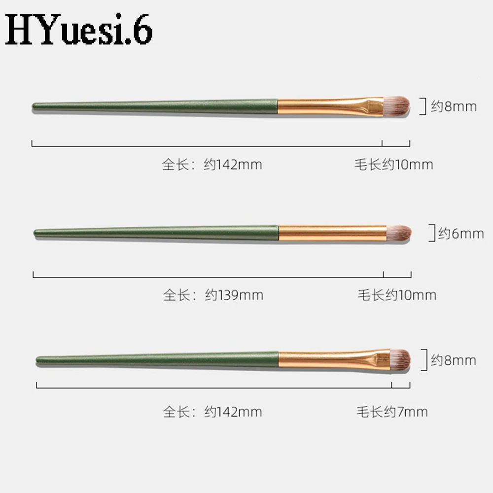 3pcs/Set Professional Eyeshadow Brushes Portable Universal Makeup Brushes For Blending Eyeshadow, Eyebrow, Eyeliner