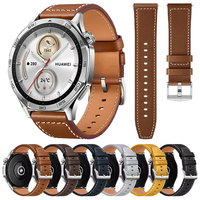 Leather 22mm 20mm Strap For HUAWEI WATCH GT 5 GT4 Pro 46mm Band GT 3 2 42mm HONOR Magic Watch 4 GS 3 Pro ES Bracelet Replacement