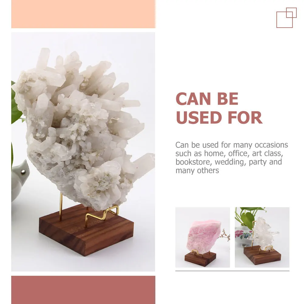 

Mineral Display Rack Metal Sturdy Creative Crystal Sphere Holder Display Stand for Home Office Party Mineral Collection Base