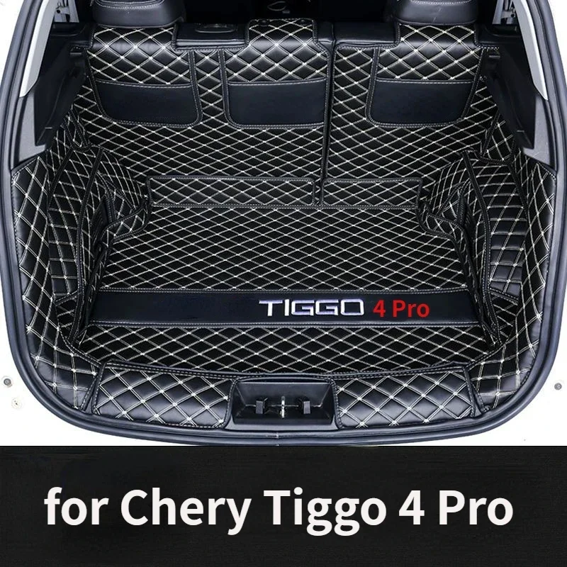 Full Coverage Car Trunk Mats for Chery Tiggo 4 Pro 2023 2024 Car Accessories Auto Mat Interior Cargo Liner