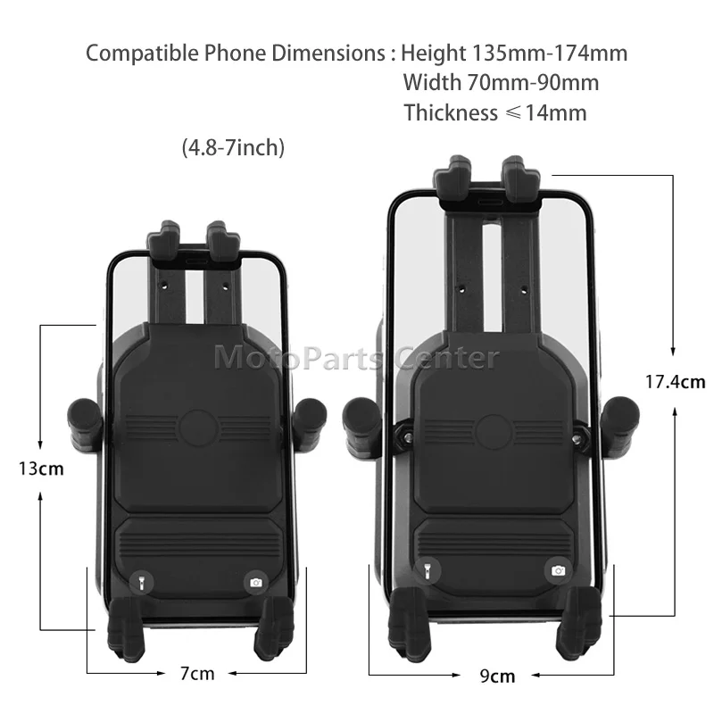 Phone Mount Phone Holder for CFMOTO 450SR 450SS 500SR/VOOM 675SR 675SS 750SR 750SS 250SR
