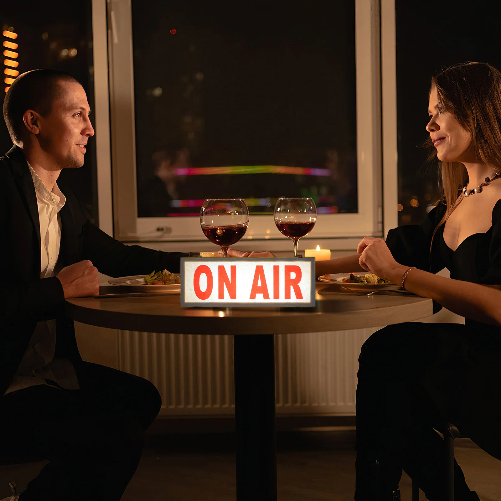 علامة ضوء الزخرفية LED الزينة المنزل مكتب بار ديكور أضواء الجدار نفاذية الضوء لينة جو دافئ سهلة التركيب #2