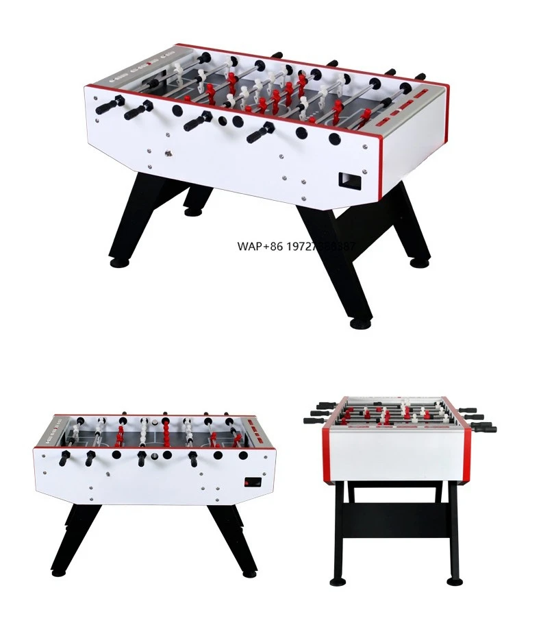 Deluxe Design 4-in-1 Game Table 55 Inch Professional Intermediate Foosball Table  with Durable MDF Construction for bar Party