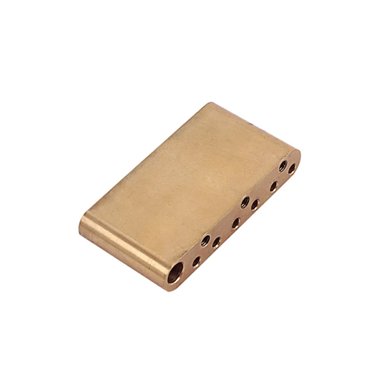 74Mm Brass Tremolo Block Guitar Bridge Parts For Stratocaster Electric Guitar Block Sustain Bridge